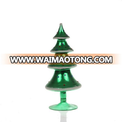 Promotions Colorful Small Night Light of Crystal Glass Christmas Tree Decoration